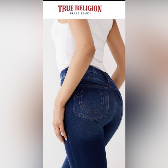 NWOT! True Religion Denim ‘Halle Stretch Legging’/ Digi Print - Picture 1 of 16